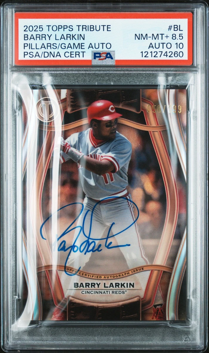 Barry Larkin Autograph for sale | eBay