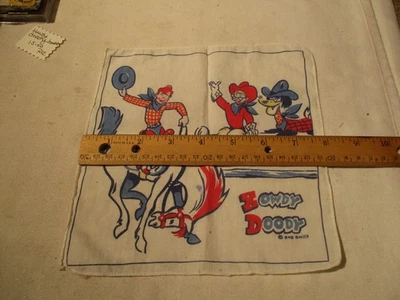 VINTAGE HOWDY DOODY HANKERCHIEF UNUSED 1950'S - Image 1 of 4