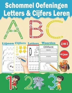 Schommel Oefeningen, Letters en Cijfers Leren Vanaf 4 Jaar: Mijn boek Activiteit - Picture 1 of 1