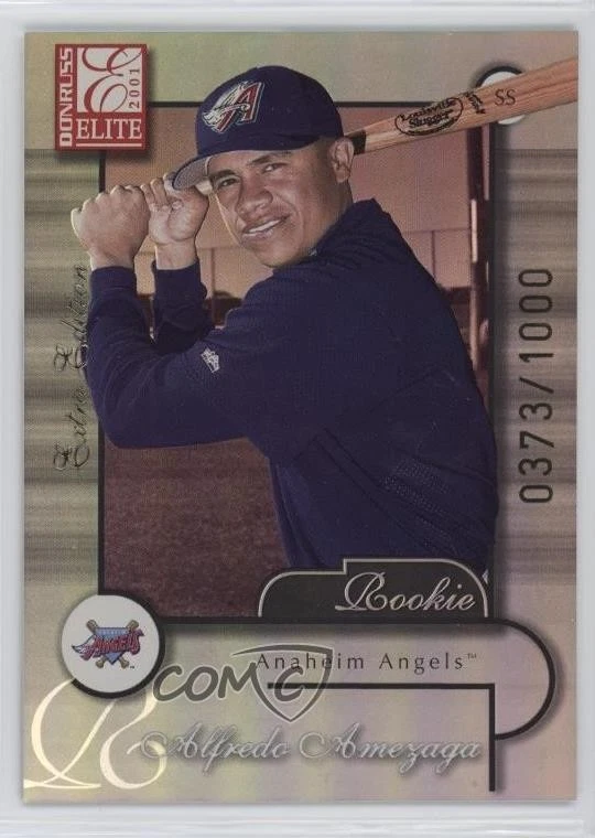 2001 Donruss Elite Rookie /1000 Alfredo Amezaga #238 Rookie RC - Image 1 of 2