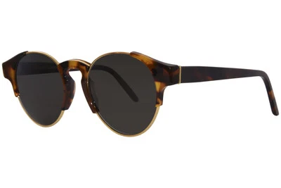 Очки солнцезащитные RetroSuperFuture Arca N0R/R SP17 золотистые/классические Havana круглой формы 53 мм - Изображение 1 из 4