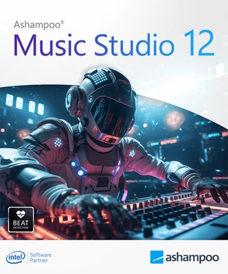 Ashampoo Music Studio 12, Windows 11/10, 1 PC, Dauerlizenz,Digitaler Download - Bild 1 von 4