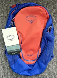 Osprey Daylite Kinder Rucksack, lachsrosa/enzianblau Einzelhandel $ 40 neu mit Etikett schneller Versand - Bild 1 von 5