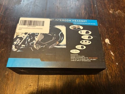 BT Intercom Bluetooth Headset For Helmets - Motorcycle, Ski/Snowboard - Image 1 of 2