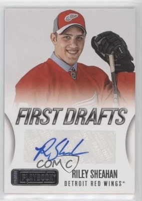2013-14 Panini Playbook First Drafts Signatures Riley Sheahan #FD-RSH Auto - Image 1 of 2