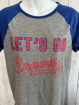 Women’s Atlanta Braves Shirt PINK Size M - Image 1 of 4