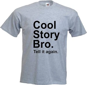 COOL STORY BRO Tell it again... - Camiseta Jersey Shore Fun - Todas las tallas disponibles - Imagen 1 de 2