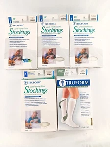 Lote de 18 Medias de Compresión Truform Beige Puntera Cerrada - Imagen 1 de 8