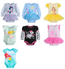 Disney Negozio Biancaneve Cenerentola Tinker Bell 101 Dalmata Bambino Body