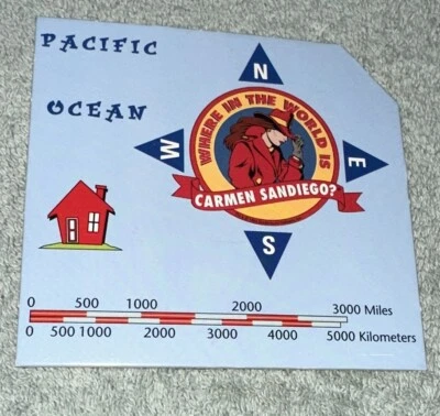 ¿Dónde en el mundo está Carmen Sandiego? Pieza de juego de repuesto Jr Det Ed Foto 1 de 4