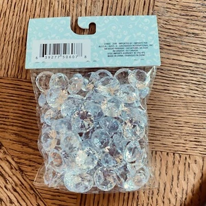 Mini Klar Acryl Kristall Diamant Edelsteine Vase Füllung Konfetti Tisch Streuung 1 Pfund - Bild 1 von 4
