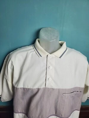 Polo Vintage The Fox Collection Años 80 90 Para Hombre Talla Grande L Blanco Beige  Foto 1 de 4