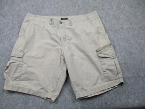 DKNY Shorts Mens 38 Brown Cargo Adult Casual Flat Front 38x10 - Picture 1 of 8