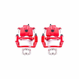 Power Stop Brake Calipers For GMC Envoy XL 2002-2006 Rear Red w/Brackets - Pair