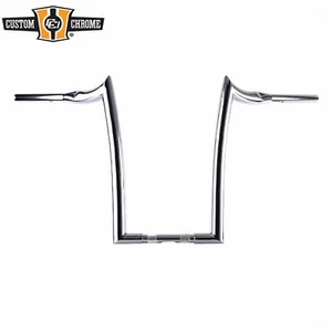 1.5" Fat 20" Rise Chrome Handlebar Fit For Harley Big Twin Sportster Road King - Picture 1 of 1