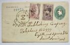 ILL: PELLONIA 1893 REGISTERED LETTER WITH COLUMBIAN STAMPS MAILED TO ST LOUIS MO