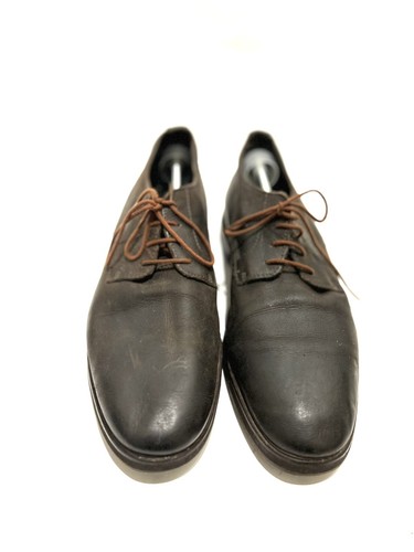 Scarpe stringate Timberland A23ND da uomo in pelle marrone Preloved UK 12 5 Eur 47 5