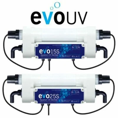 Evolution Aqua EvoUV Aquarium UV Steriliser 15w 25w £113.93- £123.21 Marine UVC - Image 1 of 4