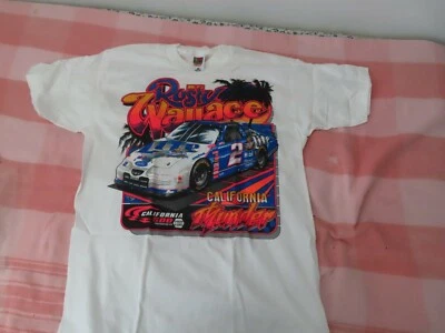 Camiseta De Colección Años 90 Nascar Rusty Wallace California Thunder 1997 Rara L Deadstock Foto 1 de 4