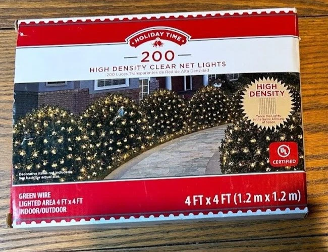 Wondershop 350 LED Christmas Lights Indoor/Outdoor 73' Length clear