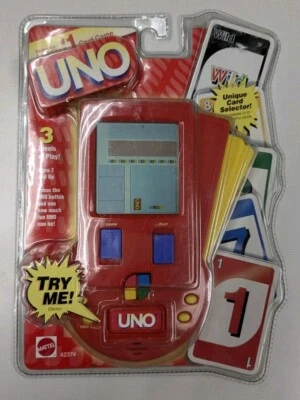 Juego Electrónico Portátil Mattel UNO 1999 De Colección Nuevo ¡LEER DESCRIPCIÓN!  Foto 1 de 4