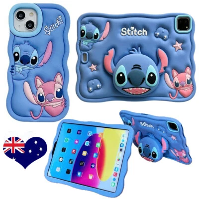 3D Wave Stitch Silicone Case Kits For iPad 7/8/9th 10.2 iPhone SE XS 11/12/13/14 - Image 1 of 4