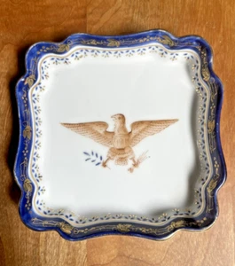 Vintage Andrea By Sadex 4.5” Trinket Dish American Eagle Japan Federal USA - Picture 1 of 4