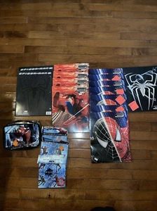 spideman 3 Movie folders Book covers and school box large Lot Marvel Venom - Picture 1 of 20