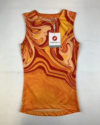 Capa base sin mangas de malla profesional Castelli para mujer talla pequeña - Nueva Foto 1 de 4