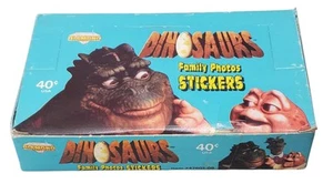 Vintage Dinosaurs TV Show Family Photos Sticker Book Stickers Box Of 50 Packs - Picture 1 of 4