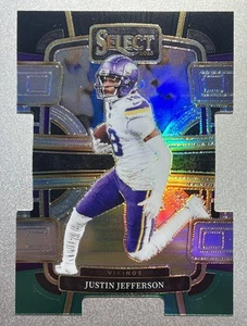 2023 Panini Select Concourse #65 Justin Jefferson refractor troquelado - Imagen 1 de 2
