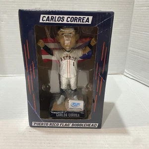 Carlos Correa with Pueto Rico Flag bobblehead Houston Astros Take It Back NIB - Picture 1 of 6
