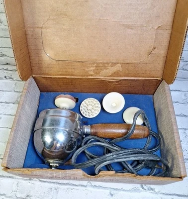 Vibrador masajeador esquimal Art Deco antiguo de colección en CAJA FUNCIONA Foto 1 de 4