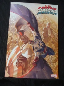 CAPTAIN AMERICA Sam Wilson poster fumetto ALEX ROSS 24x36 2014 - Foto 1 di 3