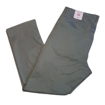 Lucky Brand 410 Mens 36 x 30 Dress Pants Olive Athletic Stretch 36 READ - Image 1 of 4