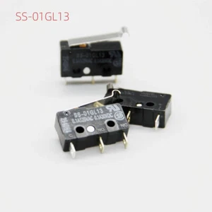 2pc OMRON SS-01GL13 Microswitch 3-pin Curved Handle R-type 0.1A Limit Switch - Picture 1 of 1