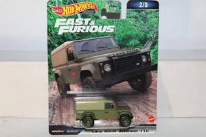HOT WHEELS Premium Fast & Furious F9 The Fast Saga Land Rover Defender 110 - Picture 1 of 1