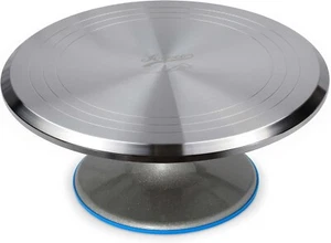 Ateco Revolving Aluminum Cake Turntable / Stand with Non-Slip Base 615 12" - Picture 1 of 4