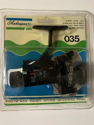 Carrete giratorio vintage Shakespeare Omni X 035 serie 2001B (sin línea) nuevo en paquete Foto 1 de 4