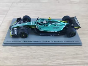 F1 Aston Martin AMR22, Sebastian Vettel, 8° GP Emilia Romagna 2022, Spark, 1:43 - Foto 1 di 4