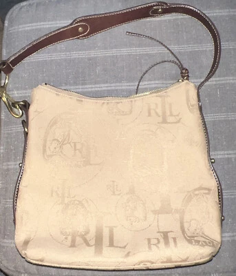 Bolso de Hombro Cartera Montura Ecuestre Ralph Lauren De Colección Usado en Excelente Condición Foto 1 de 4
