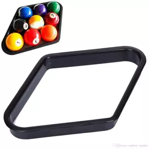 Billard Zubehör 9-Ball Rombus Raute für Pool Billard 57,2 mm Pool schwarz PVC - Bild 1 von 2