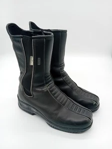 Oxtar Goretex Motorcycle Boots Black Leather Oil Resistant EU 36 UK 3.5 - Picture 1 of 13