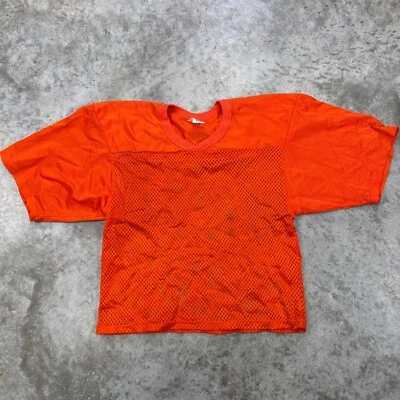 Винтажная сетчатая футболка для взрослых средний размер Don Alleson 70-е укороченная уличная одежда 80-е квадратная - Изображение 1 из 4