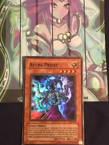 Yugioh 1x Asura Priest LON-071 Super Rare Near Mint - Picture 1 of 1