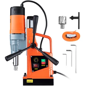 VEVOR Perceuse Magnétique Carotteuse à Diamant 1550 W 13000 N 50 mm 500 tr/min - Photo 1/12