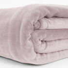 Extra Large Fleece Blanket Super Soft Reversible Bed Sofa Throw Double & King