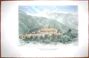 Impresión Reclus 1893 Hacienda Cussillani, bosque de Yungas, Bolivia, #49 - Imagen 1 de 1