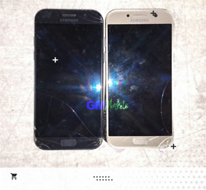 LOT of 2 units Samsung Galaxy A5(2017) SM-A520FZKAPHE FOR PARTS / REPAIR / AS IS