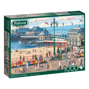 Falcon De Luxe Brighton Pier by Victor McLindon 1000 Pieces Scenic Jigsaw Puzzle - Picture 1 of 3